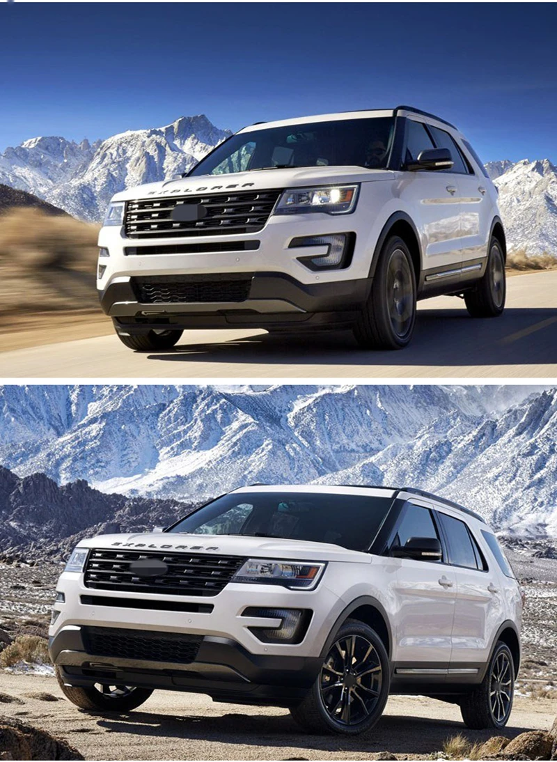 Автомобильный хромированный капот эмблема 3D логотип буквы-Стикеры для FORD EXPLORER 2010- аксессуары для автомобиля Стайлинг автомобильные аксессуары