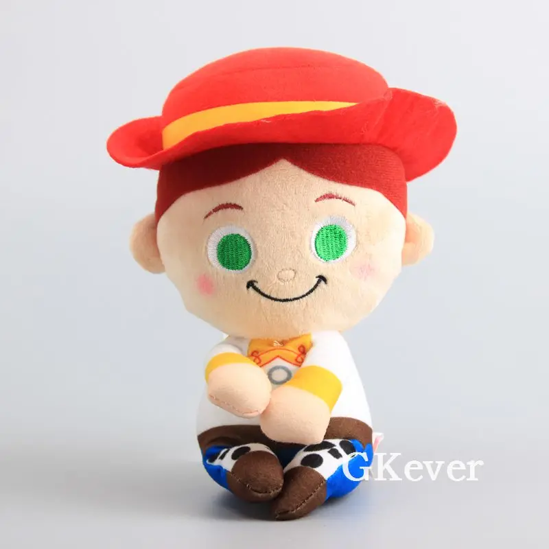 Jessie Мультфильм 2 стиля история ковбой Шериф Вуди и Джесси Плюшевые Куклы прекрасные мягкие игрушки " 20 см - Цвет: Jessie