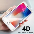 4D Защитное стекло для iPhone 6s 6 Plus стекло 4D Полное покрытие экрана закаленное стекло для iPhone 6 Plus Защитная пленка для экрана фольга