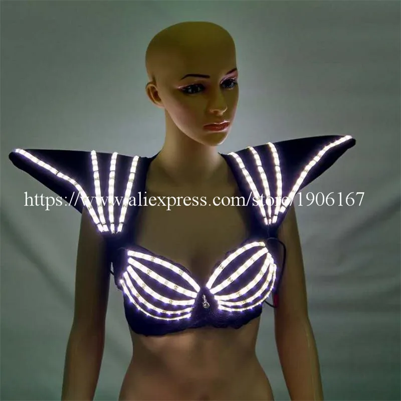 Женский светящийся костюм для танцев на Хэллоуин 7 цветов | Дом и сад