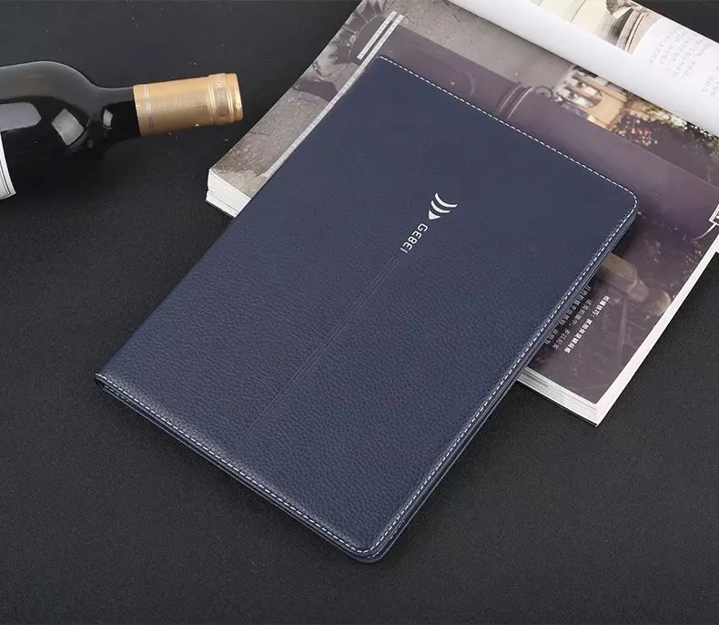 Роскошный деловой чехол из натуральной воловьей кожи+ ТПУ для Apple iPad Pro 10,5 подставка смарт-чехол для iPad 10,5 ''планшетный ПК+ ручка
