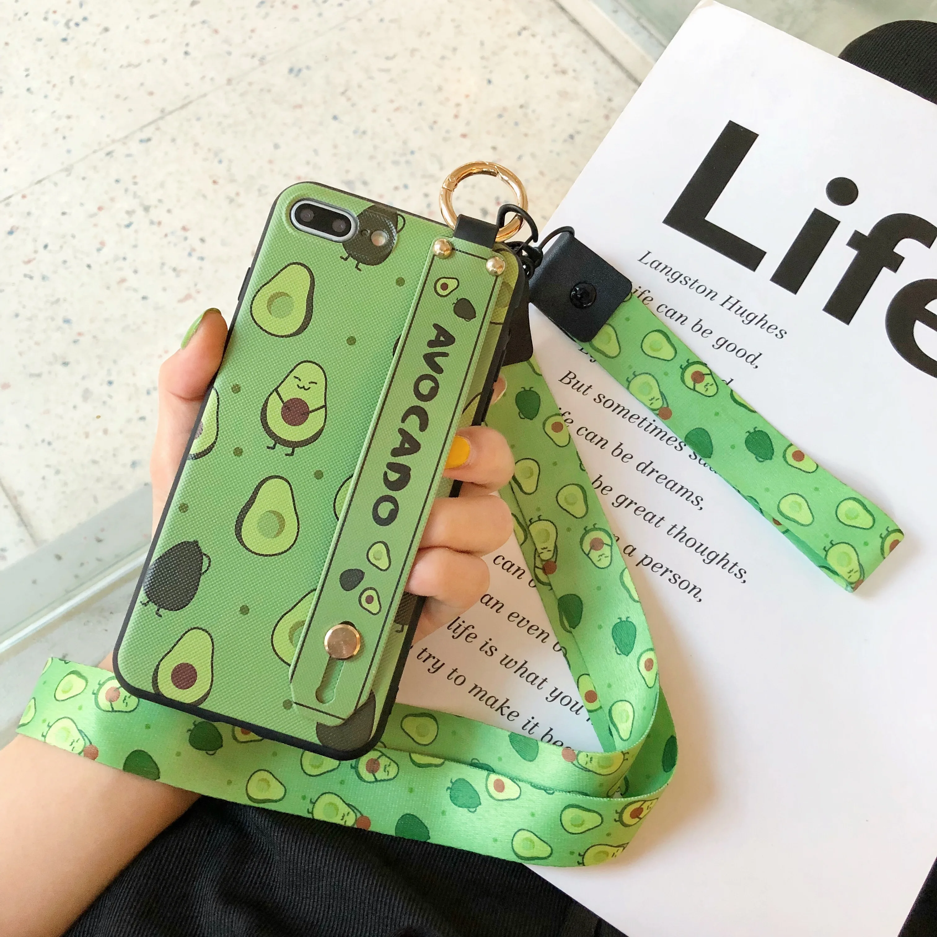 Wristband Kickstand Cover For Huawei Nova 3 3i 4 Honor 8X 10 V20 Lanyard Phone Case Mate 20 P20 P30 Pro Lite TPU | Мобильные