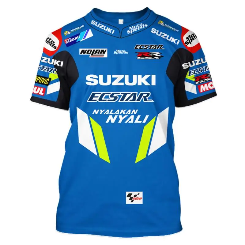 Moto rcycle Racing moto rbike moto cross moto футболка suzuki camiseta для верховой езды Мужская дышащая повседневная одежда с короткими рукавами для вождения