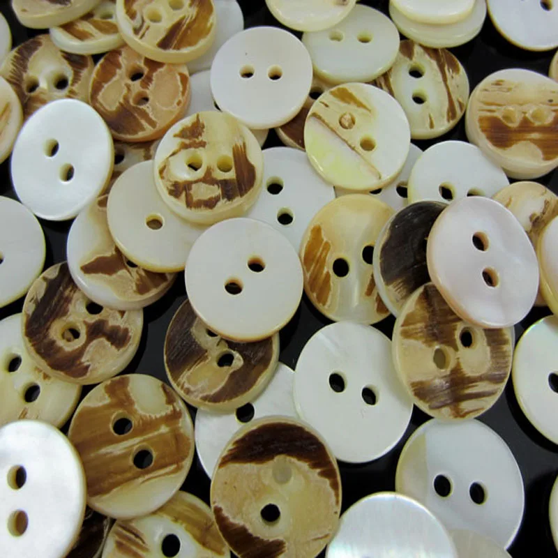 100 шт 1/2 &quotперламутровая оболочка кнопки подходят декоративные пуговицы для
