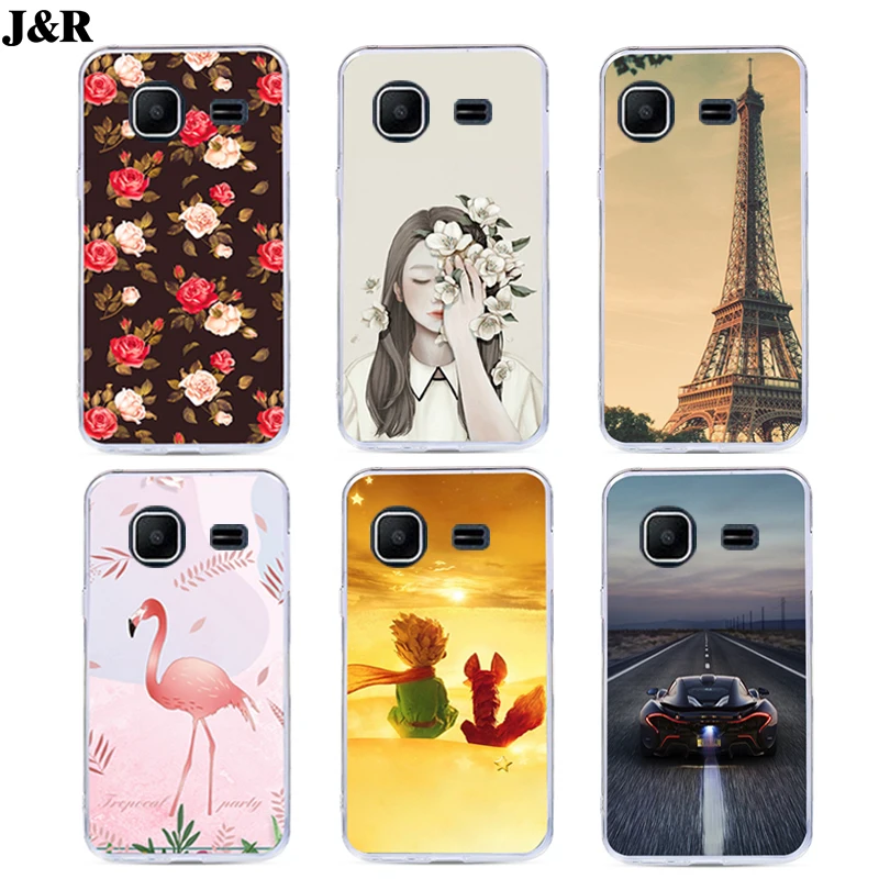 J&ampR Phone Case For Samsung J1 Mini Prime 4.0&quot Galaxy J 1 J106F SM-J106F/DS SM-J106H/DS Silicone Painted |