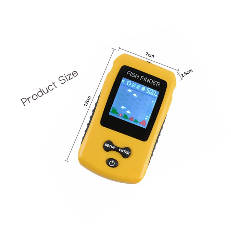 НОВЫЙ Sonar lcd искатели рыбы Рыбалка с эхолотом рыболокатор цветной экран подводная