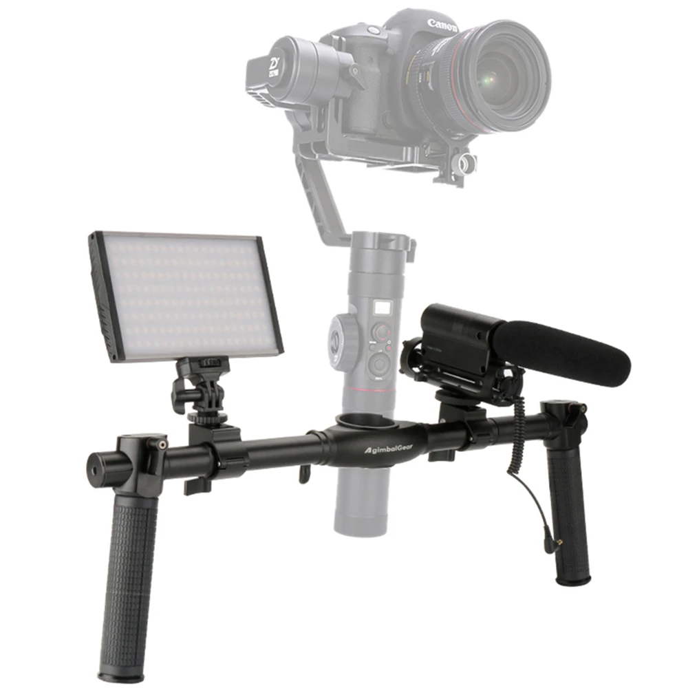 ADH02 алюминия Двойной ручной расширенный Handgreep voor Zhiyun Crane 2 3 Aixs Ручной Стабилизатор