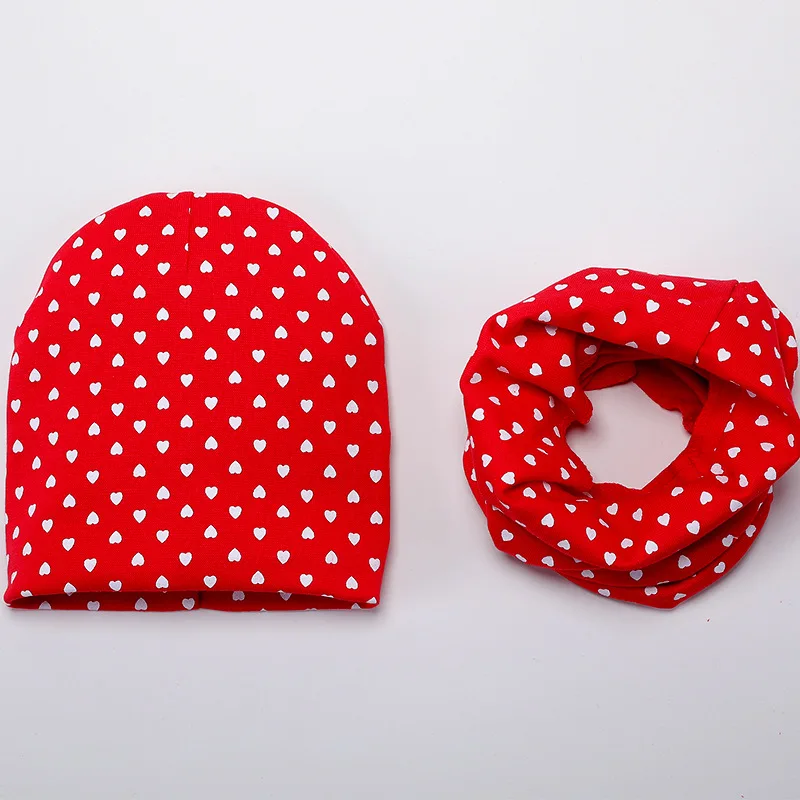 2 шт./комплект детская шапка шарф и в горошек для мальчиков девочек|Шарфы девочек|