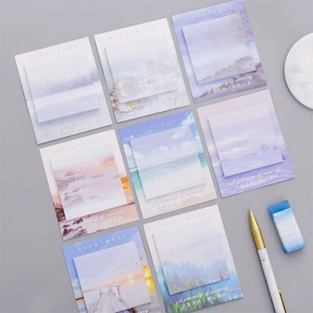 1 шт./30 листов творческий пейзаж путешествия Блокнот бумаги для заметок на