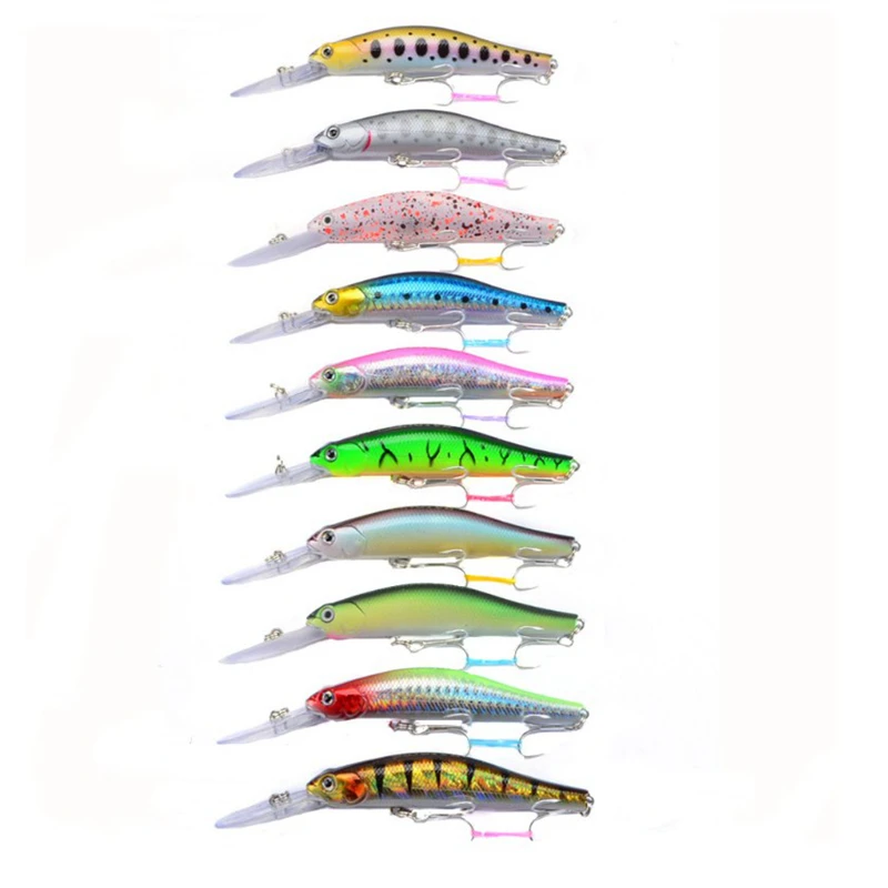 

1PCS 12CM 13.4G Wobblers Minnow Fishing Lure Isca Artificial Hard Baits For Fishing Crankbait Pike Trolling Pesca Carp Fishing