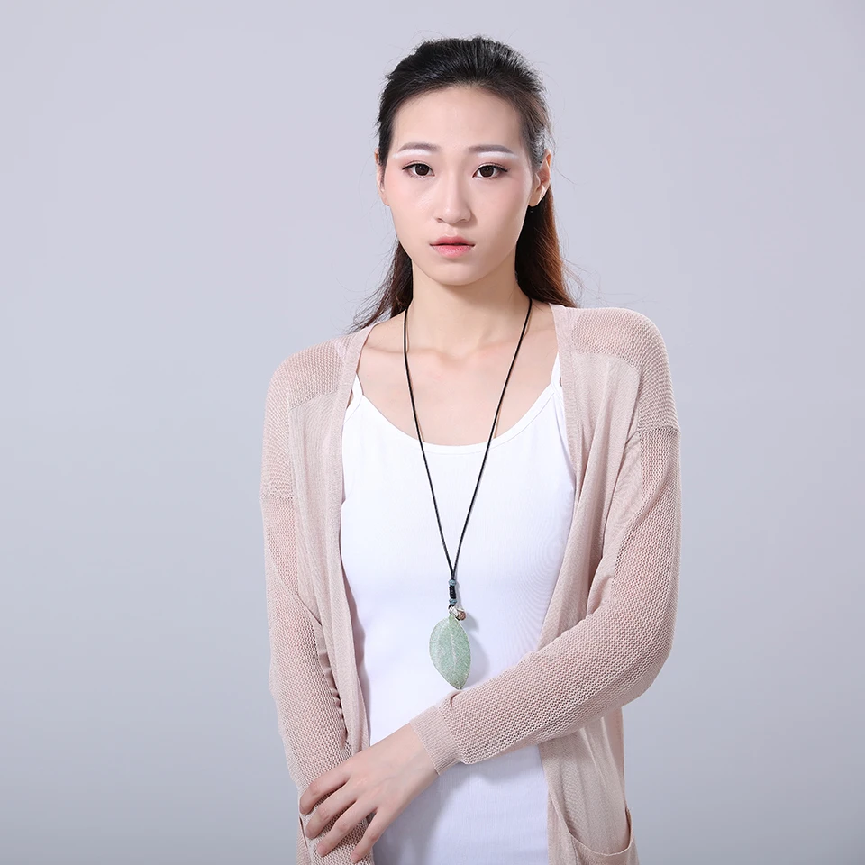 Красивый лист и семена растений Для женщин jewelry основа для кулонов и ожерелья женщин ожерелье Mujer колье Kolye Bijoux Femme