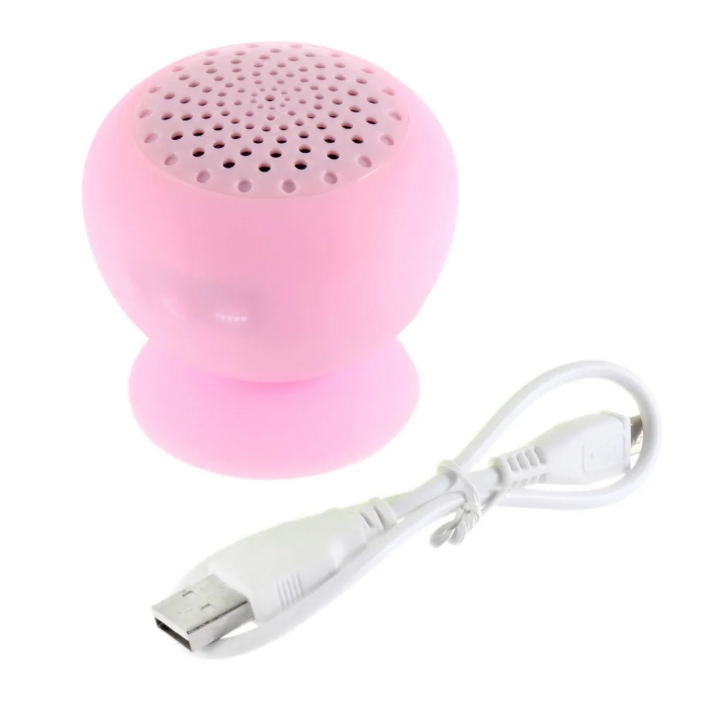 1x Гриб Мини Беспроводная связь Bluetooth Speaker waterdichte siliconen присоски громкой связи