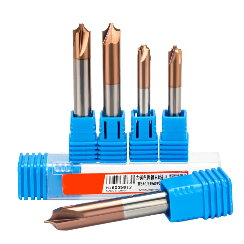 1 шт. твердосплавный анти R фрезерный станок для легированной стали 2 и 4 канавки Arc