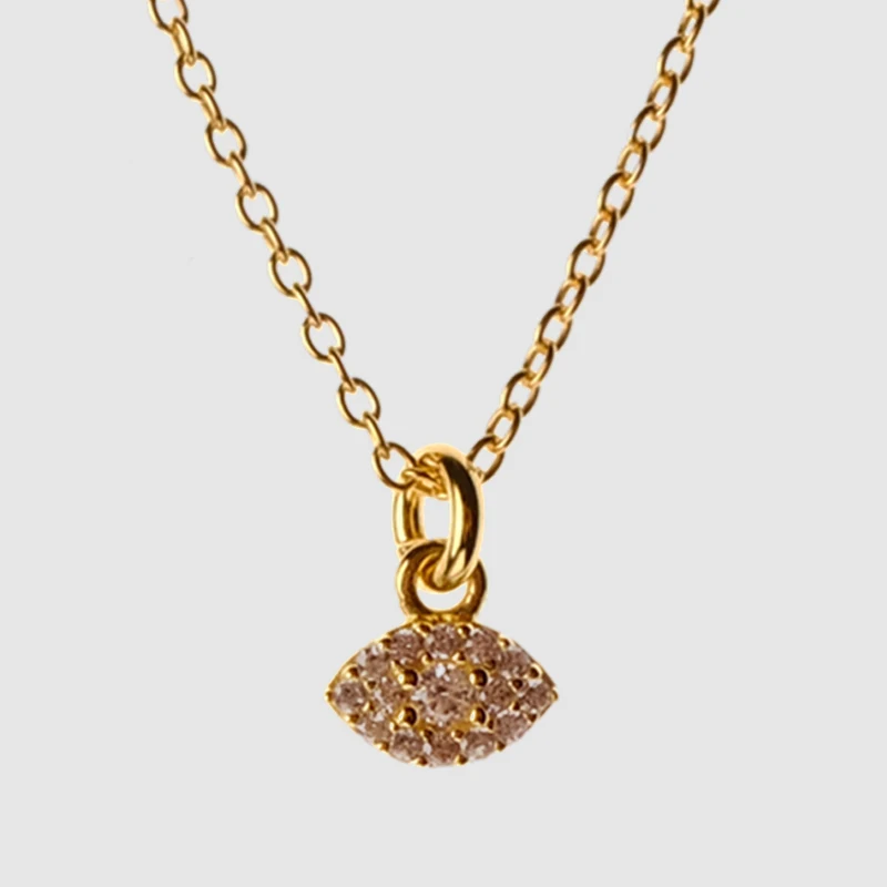 Бутик Amorita 925 Серебряный Демон глаз маленький кулон ожерелье|pendant necklace|small pendantnecklace