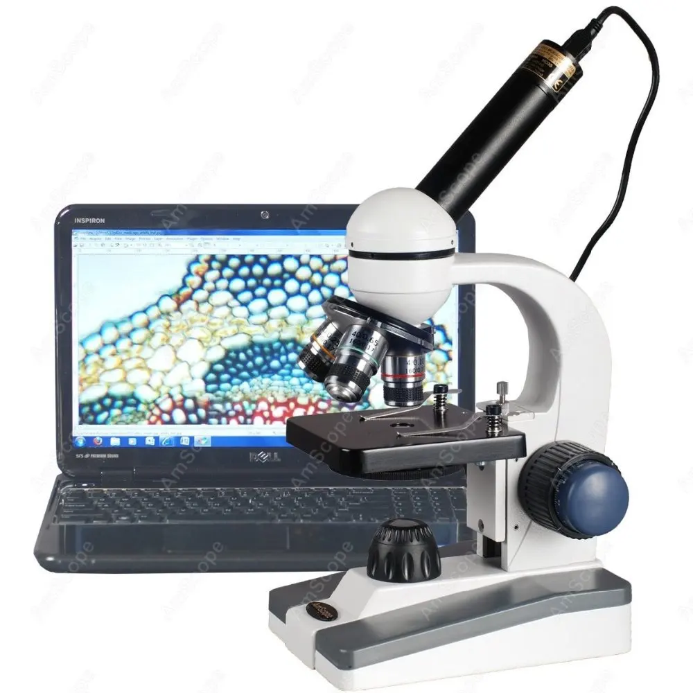 Студенческий микроскоп Focus Science принадлежности AmScope 40X 1000X светодиодный
