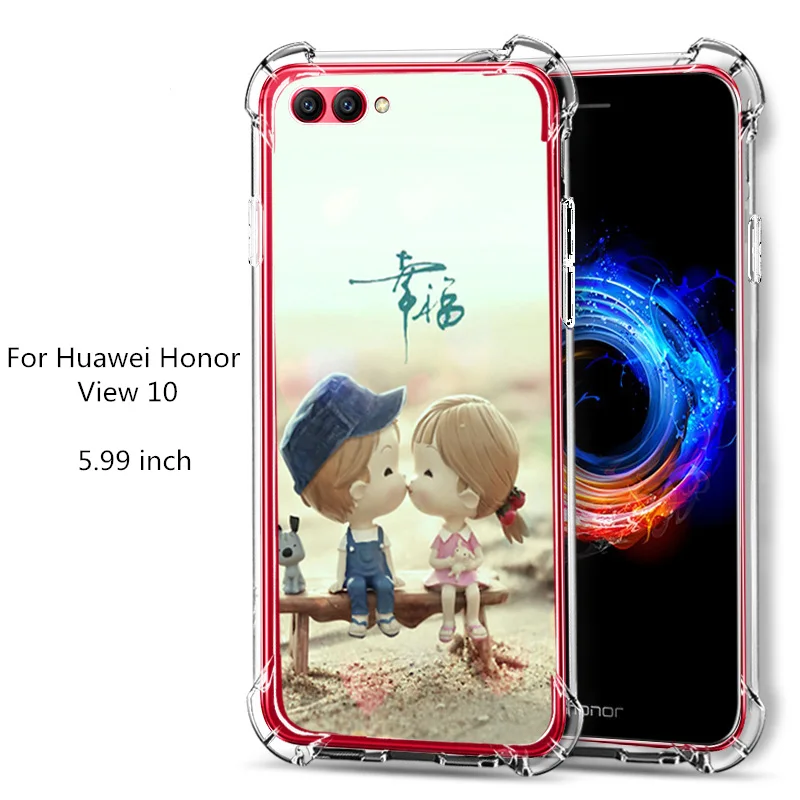Чехол для Huawei Honor V View 10 мягкий силиконовый чехол glory V10 простой мобильного