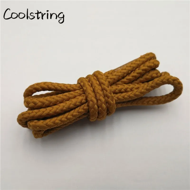Coolstring/1 пара; однотонные круглые шнурки для ботинок; унисекс; повседневные шнурки; кроссовки; шнурки для парусиновой обуви; Ботинки martin; шнурки