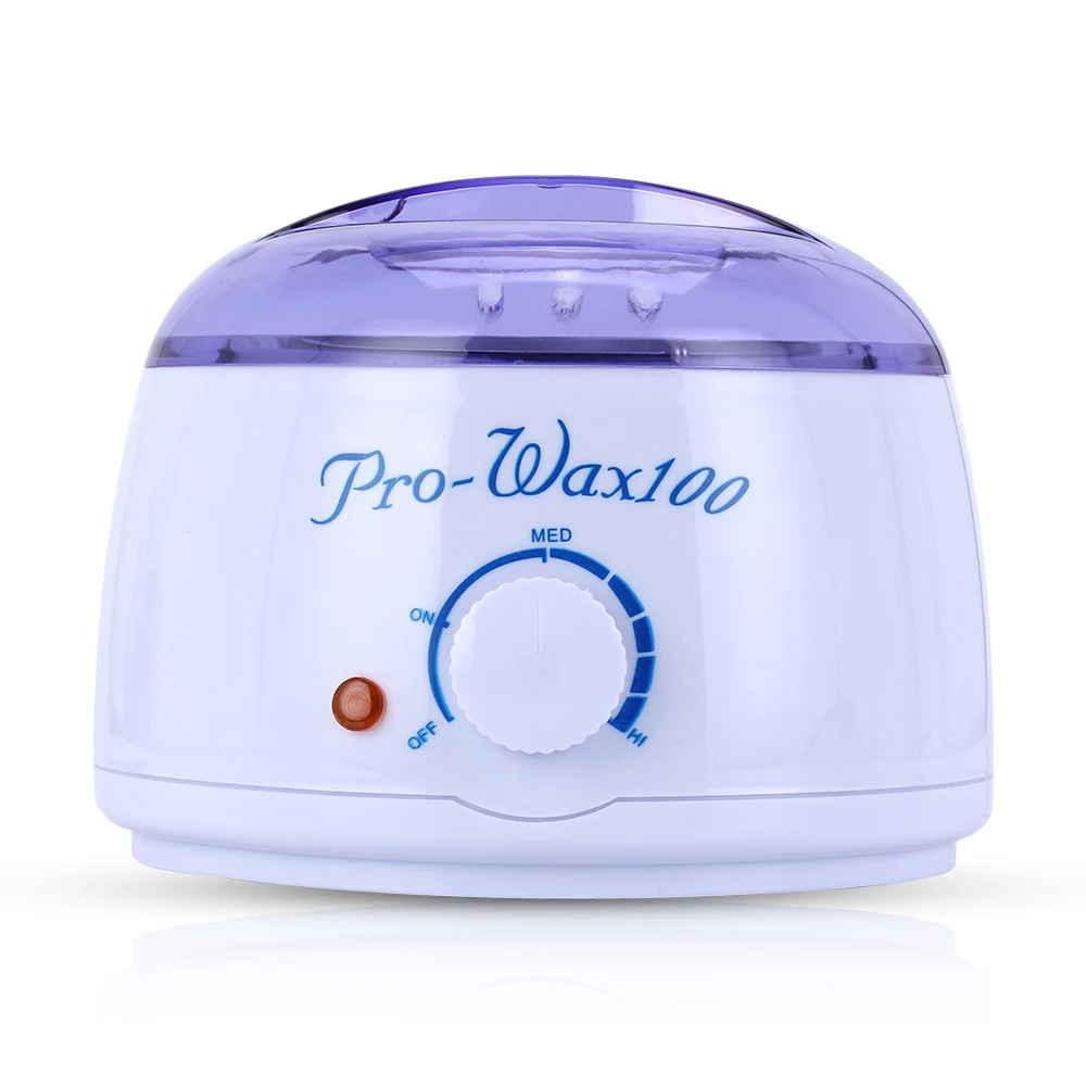 white wax heater Профессиональный нагреватель воска инструмент для удаления волос Эпилятор подогреватель мини Спа Ручной Эпилятор ноги парафиновый воск контроль температуры - Цвет: white wax heater