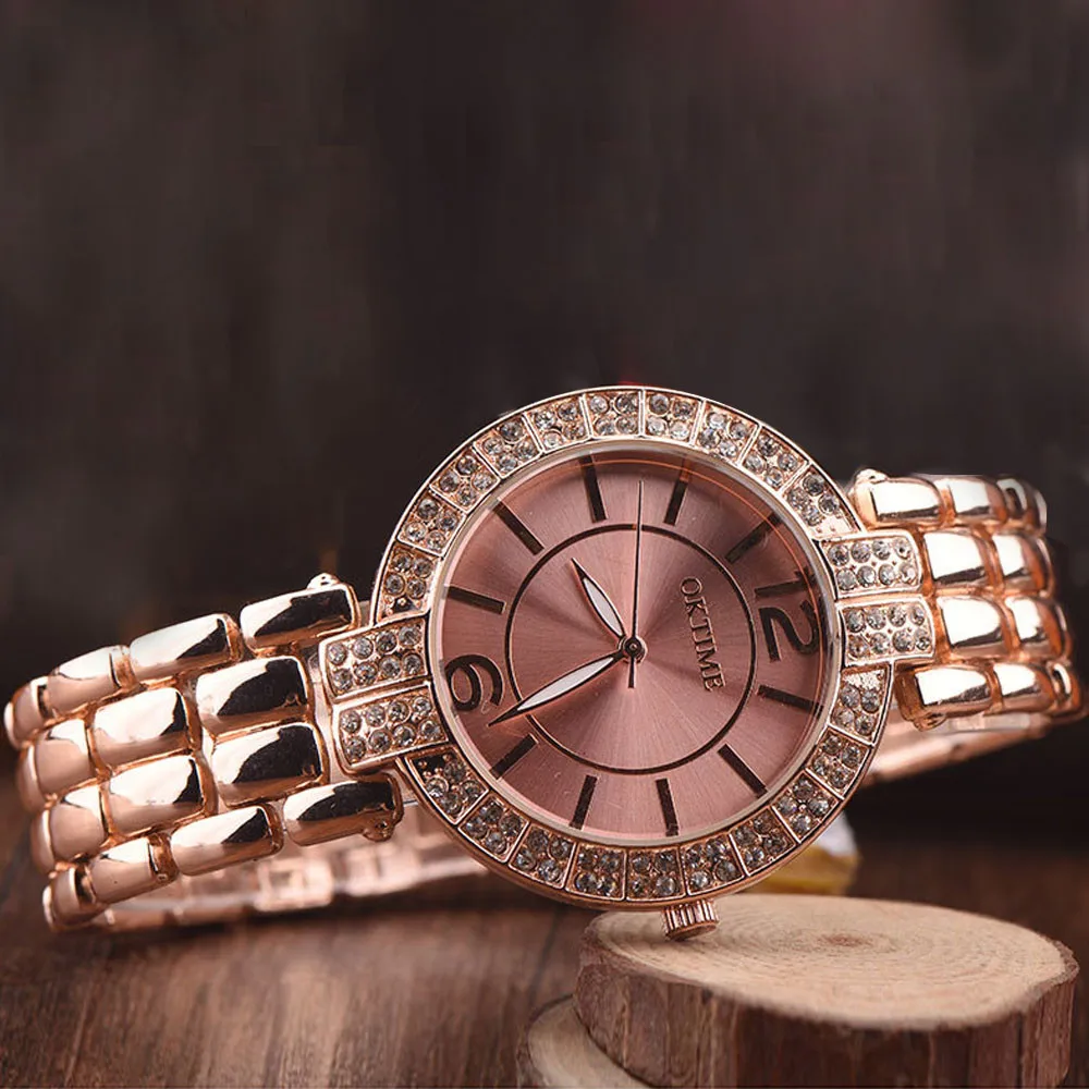 2017 Классические Новые аналоговые кварцевые наручные часы из сплава WH Коричневый