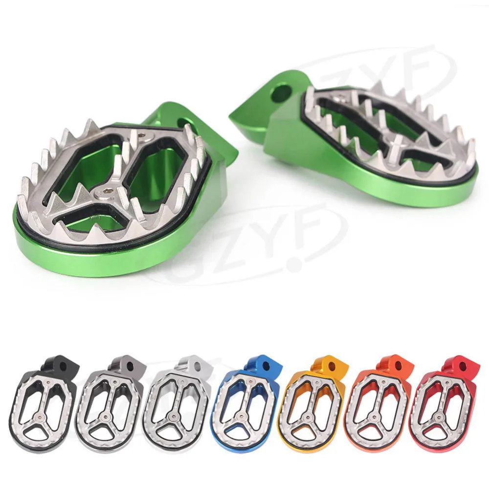 Подножки для мотоцикла GZYF подножки Yamaha YZ85/125/250/ YZ/WR250F 1999 2015 & YZ450F 2004 острые зубья