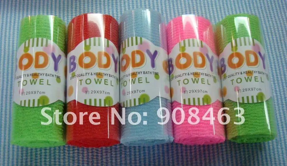 Бесплатная доставка 300 шт./лот красота ткань пилинг мыть нейлон полотенце