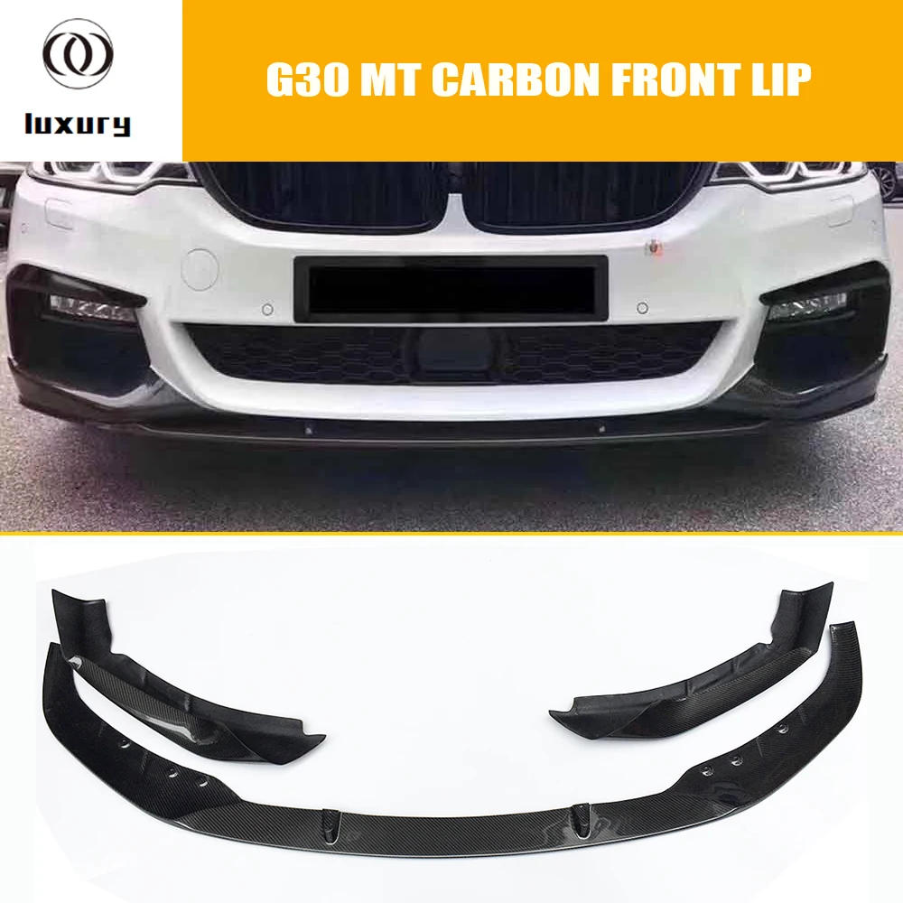 

MP Style Carbon Fiber Front Bumper Chin Lip for BMW G30 G31 520 520 540 550 M Sport Package 2017-2020