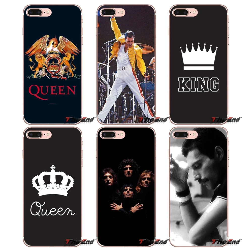 Чехол King Queen Фредди Меркури королева рок для Huawei Honor 7X V10 6C V9 6A Play 9 Mate 10 Pro Y7 Y5 P8 P10 Lite