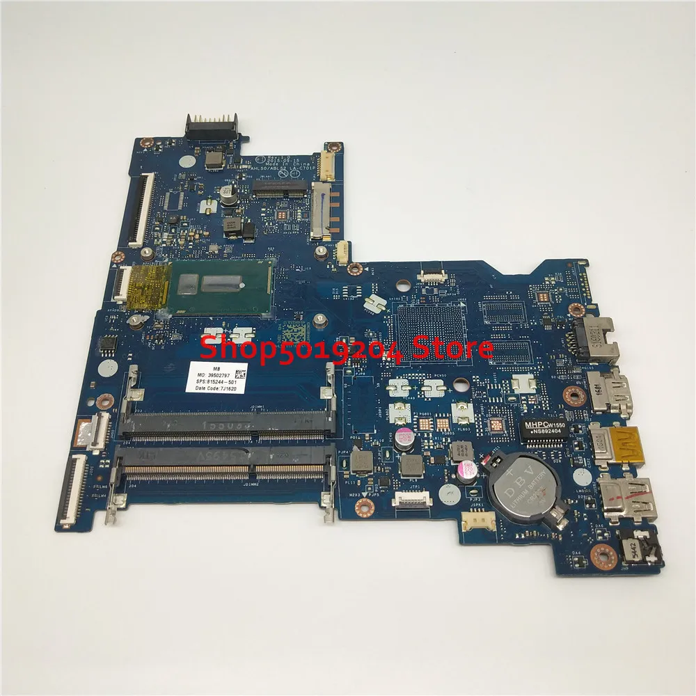 Материнская плата 816811 501 AHL50/ABL52 для ноутбука HP 15AC 15 AC 15T материнская со стандартным