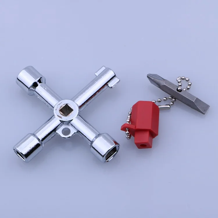 4-ходовой полезный слесарный Сантехнический ключ инструмент для измерительной
