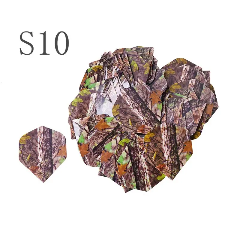 

50pcs Standard Dart Flights Nice Outdoor Wing Tail Professional PVC Darts Flight W20