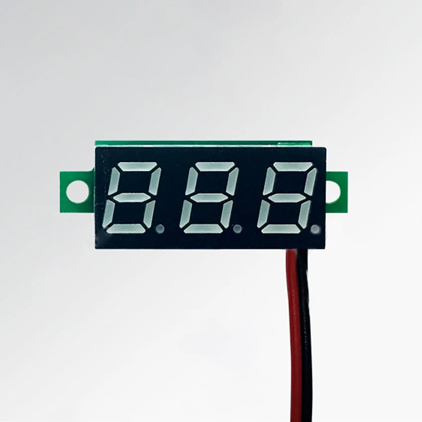 0 28 дюймов DC2.4-30V светодиодный Дисплей Volmeter Электрические цифровой Напряжение