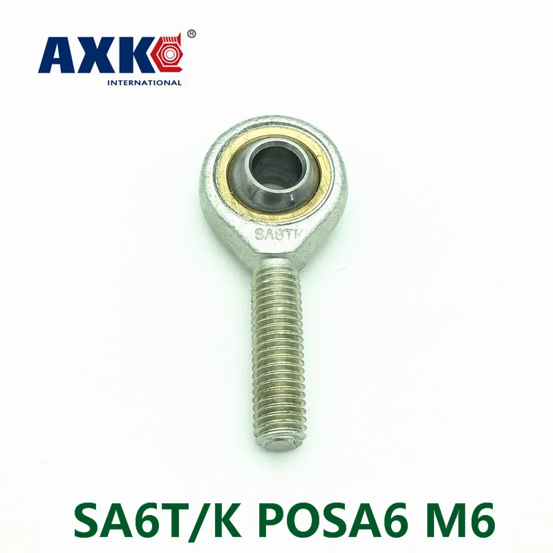 

20pcs/lot 6mm Male Right Hand Thread Rod End Joint Bearing Metric Thread M6x1.0mm Sa6t/k Posa6 M6