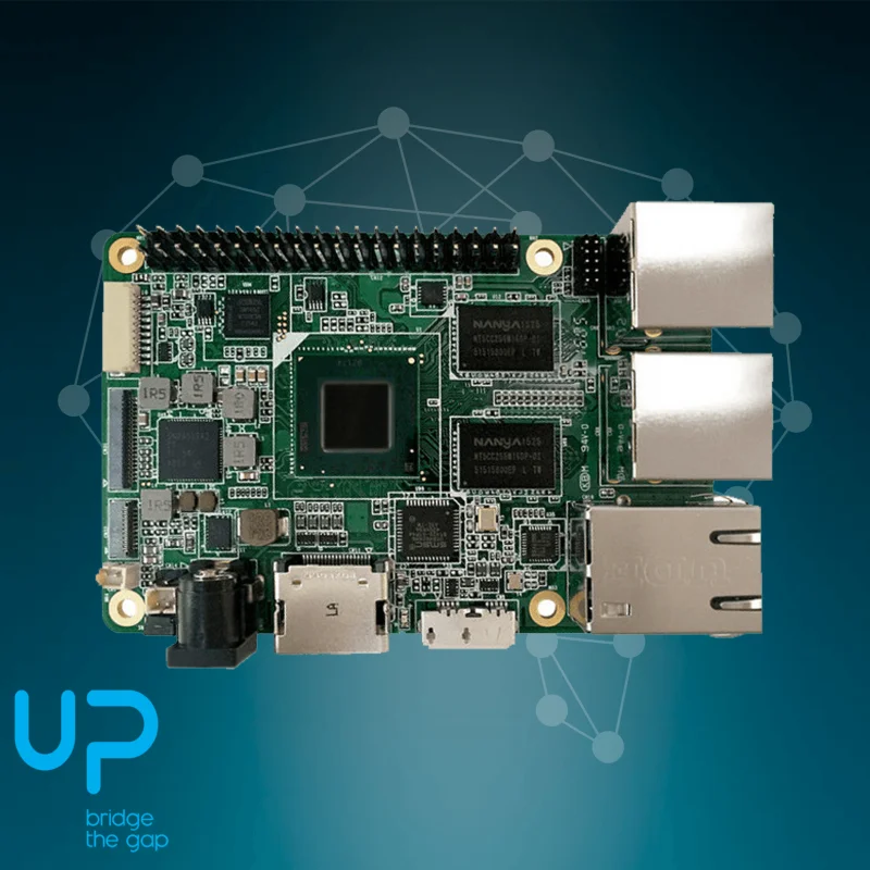 1 шт. x Up Board Intel X86 размер кредитной карты компьютерная плата для производителей с четырехъядерным Atom X5-8350