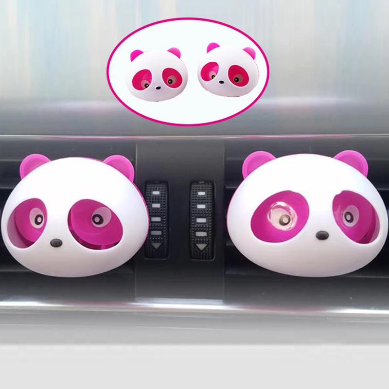 Автостайлинг 1 пара автомобильная парфюмерия в розетку парфюм виде панды для Peugeot