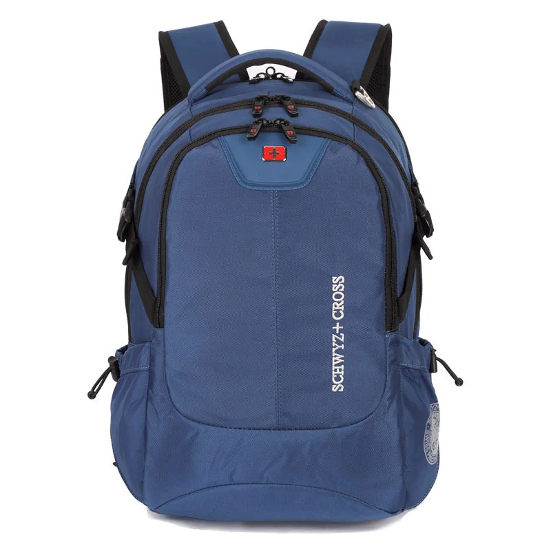 blue Mochila, usb, мужская дорожная сумка, мужской швейцарский рюкзак, wo, мужской водонепроницаемый рюкзак с защитой от кражи, 15,6, 17 дюймов, рюкзаки для ноутбука, для путешествий - Цвет: blue