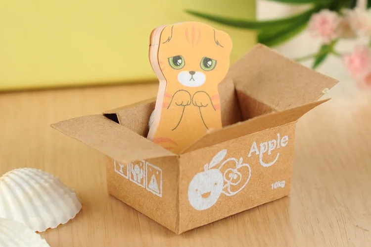 2 шт.(1 предмет = 30 страница) милые животные Блокнот Kawaii офиса DIY Дневник Наклейки стационарный набор Изделия из бумаги большой подарок