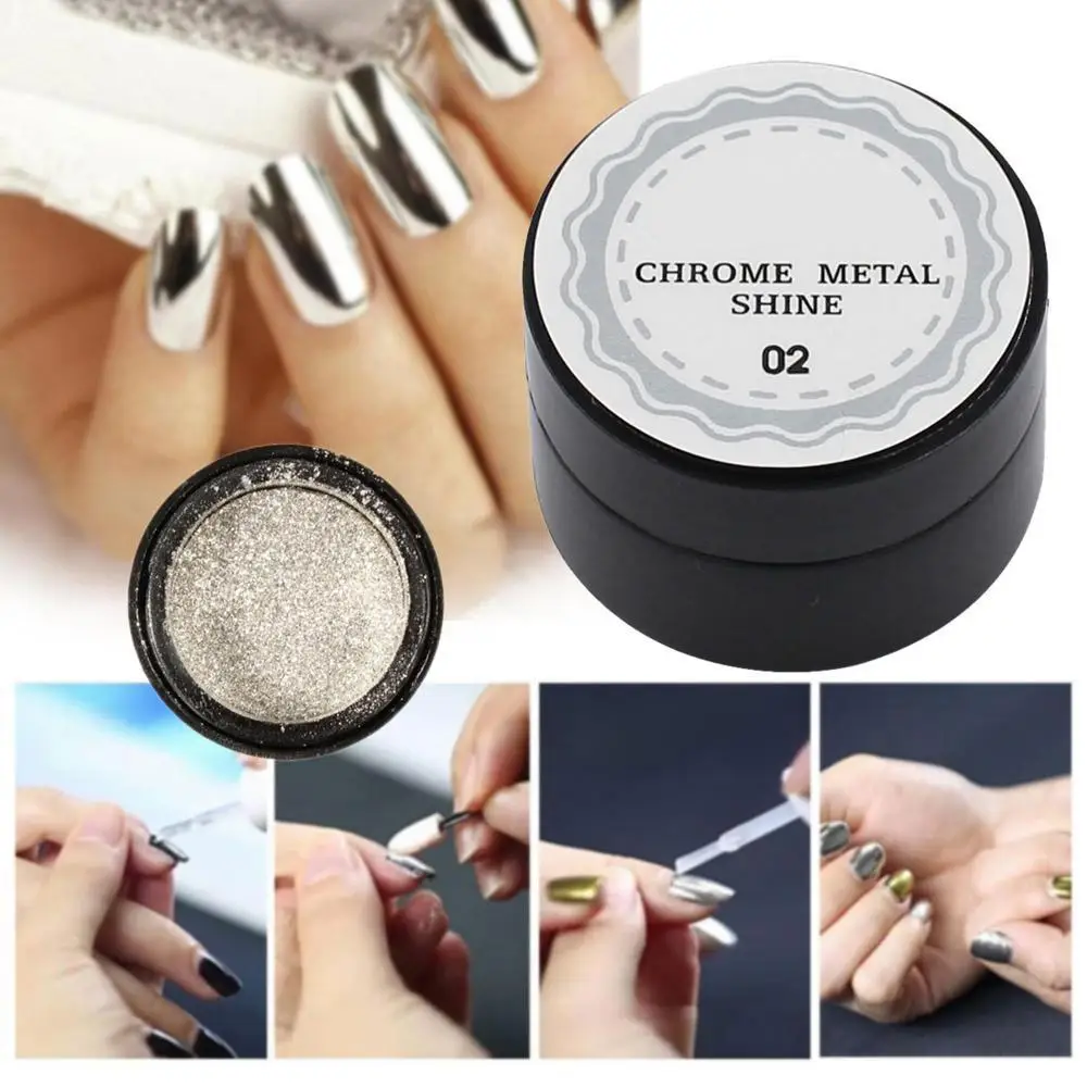 5 г/кор. блестящее зеркало для ногтей волшебный порошок серебро великолепный