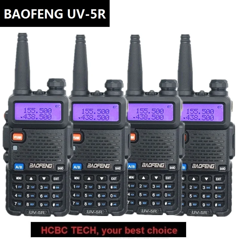 4 шт. портативная рация BAOFENG VHF UHF 136 174 МГц/400 520 МГц Любительская CB радиостанция КВ