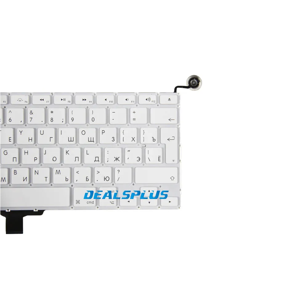 Новая белая русская клавиатура A1342 RU для MacBook 13 дюймов MC207 MC516 EMC 2350 конец 2009