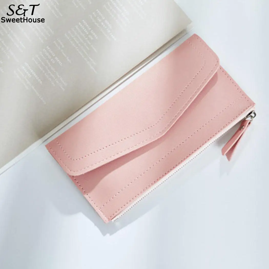 Женские Модные Мягкие Твердые квадратные слоты с несколькими кнопками двойные