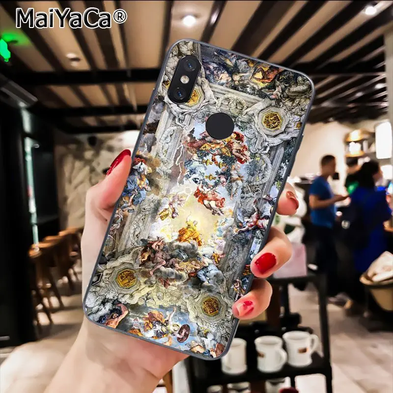 MaiYaCa Винтаж штукатурка статуя Давида эстетическое искусство ч для Xiaomi Redmi8 4X 6A 5A 7ARedmi5 5Plus Note4 5 7 A1 A2Lite