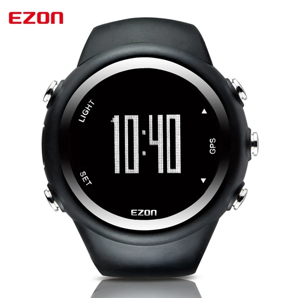 EZON gps дистанция скорость темп калорий монитор для мужчин и женщин спортивные часы цифровые часы для бега Пешие прогулки наручные часы Montre Homme - Цвет: T031A01