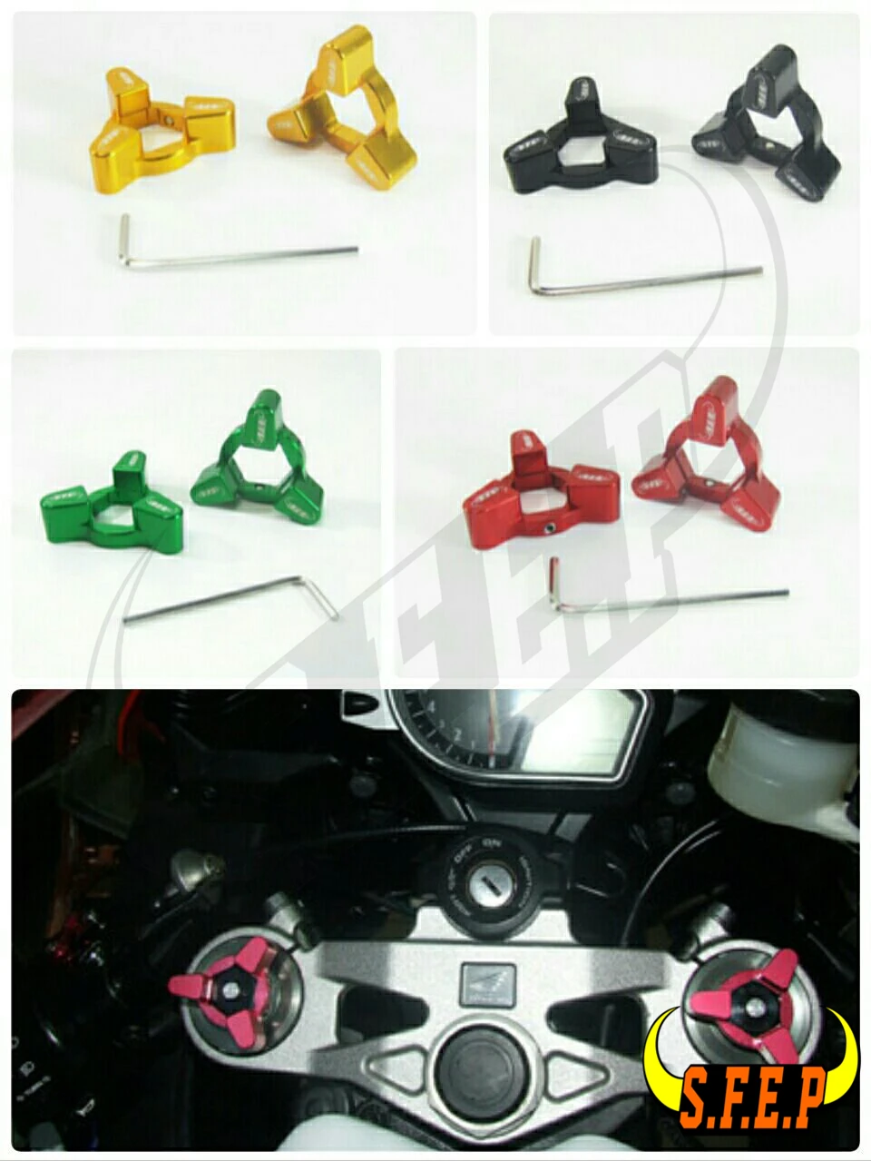 

Motorcycle CNC Fork Preload Adjusters For Honda CBR125 ALL