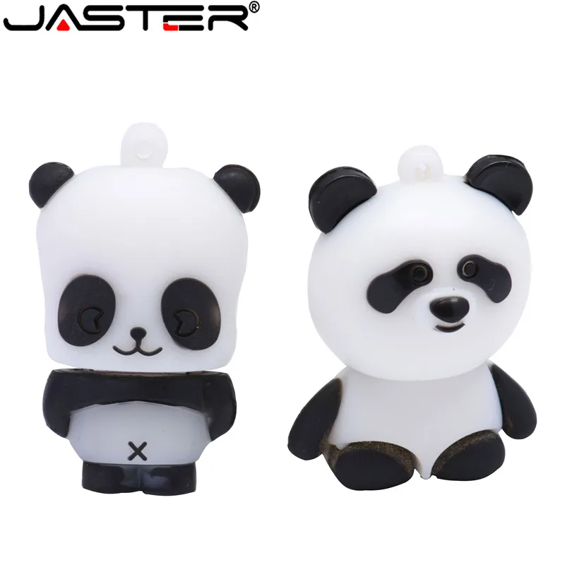 JASTER Panda USB флеш-накопители(белый) полная емкость 4 ГБ 8 ГБ 16 ГБ 32 ГБ 64 ГБ милые животные два стиля цена Горячая