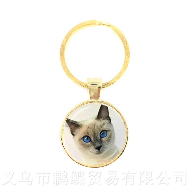 2018 новые персонализированные брелоки с изображениями домашних животных 25 мм