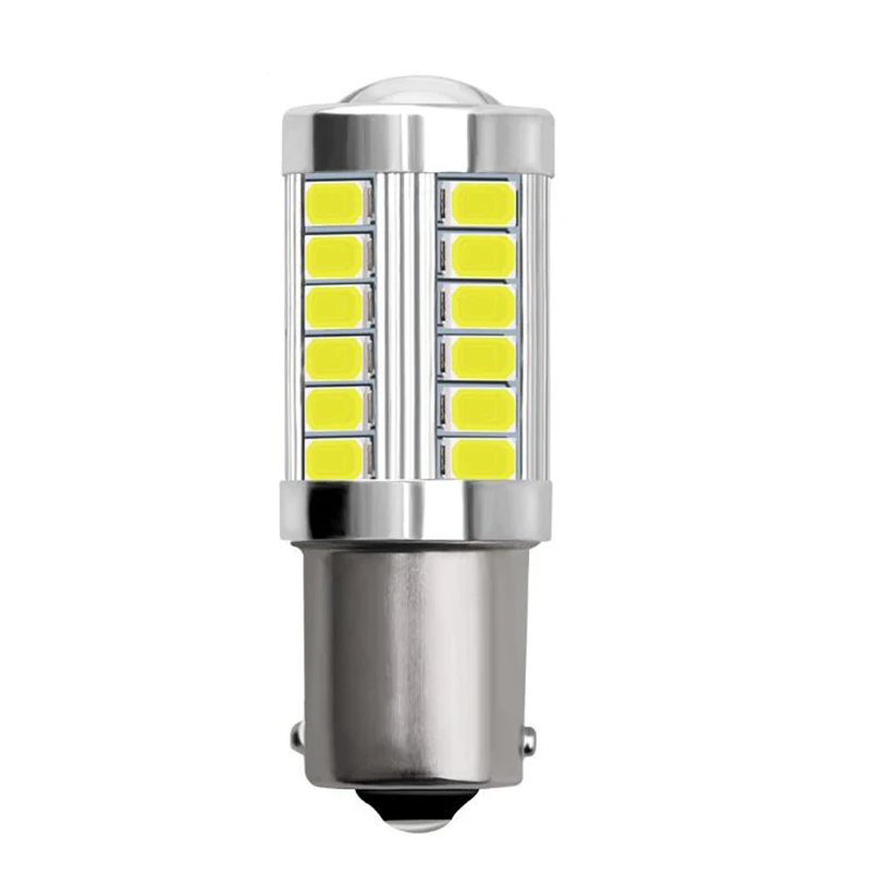 1156 BA15S P21W 1157 светодиодный BAY15D 33SMD тормозной светильник s источник светодиодный автомобильный светильник лампочка, в то время как красного и желтого цветов