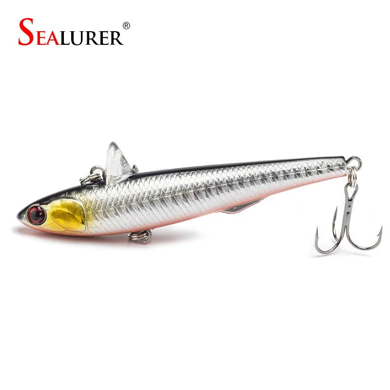 Бренд SEALURER Высококачественная рыболовная приманка Pesca с 6 # крючками твердая VIB