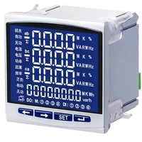 multifunctional electric power instrument three phase single phase power electric energy frequency 485 communication meter
