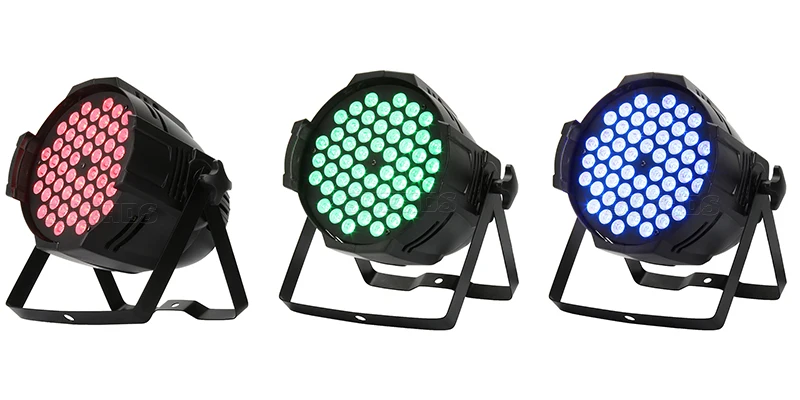 Алюминиевый сплав светодиодный Par 54x9 Вт RGB ветряная мельница освещение может Par Светодиодный прожектор Dj проектор мыть освещение сценическое освещение