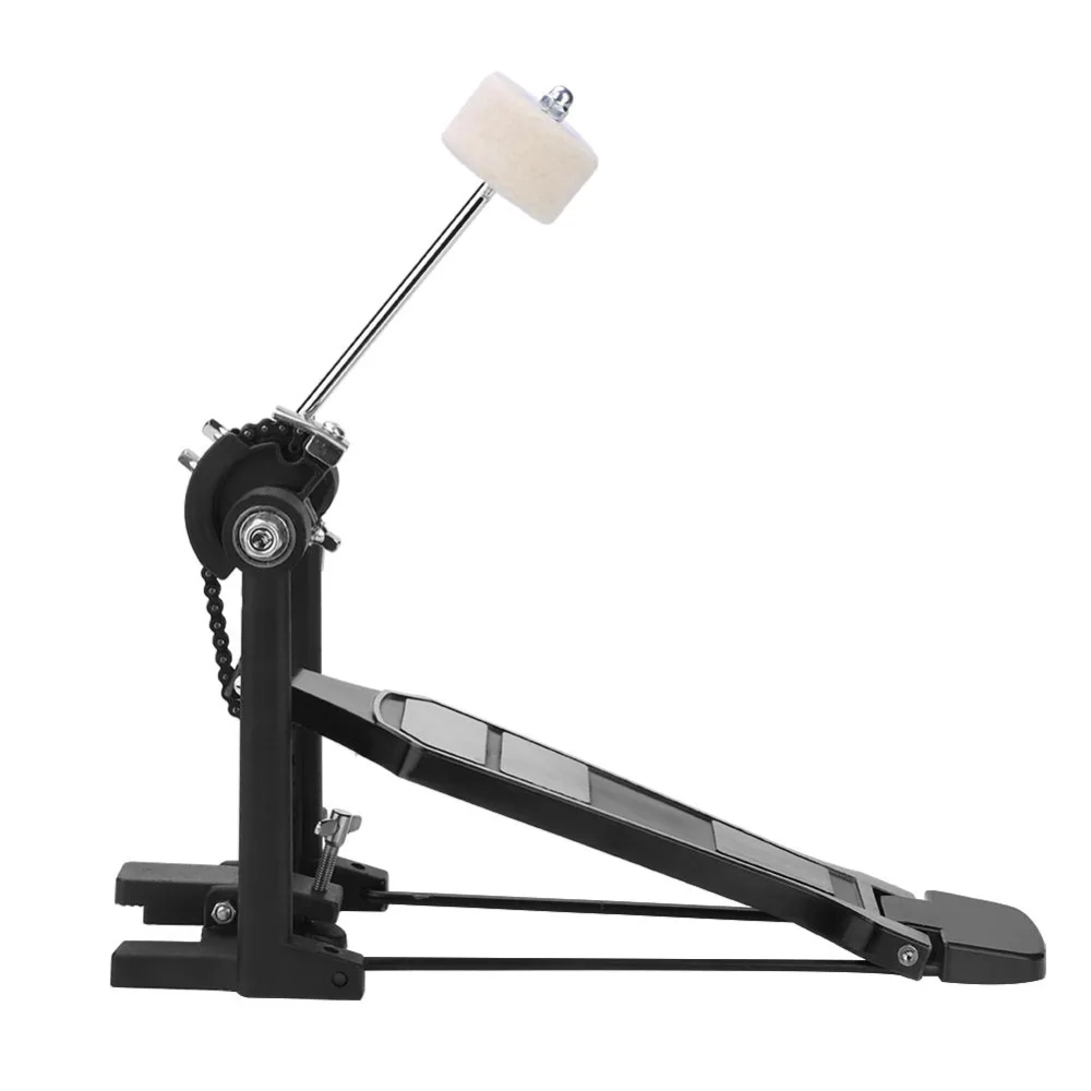 Набор барабанов для педалей с одним басом ножка цепной привод черные барабаны